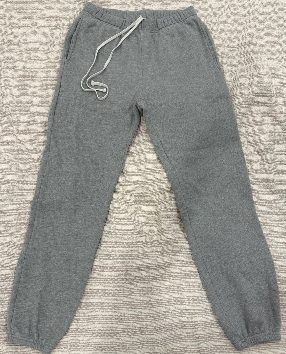 Les Tien Classic Sweatpant Heather Grey Men's M